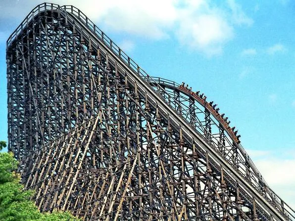 Achterbahn im Heide Park Resort in Soltau
